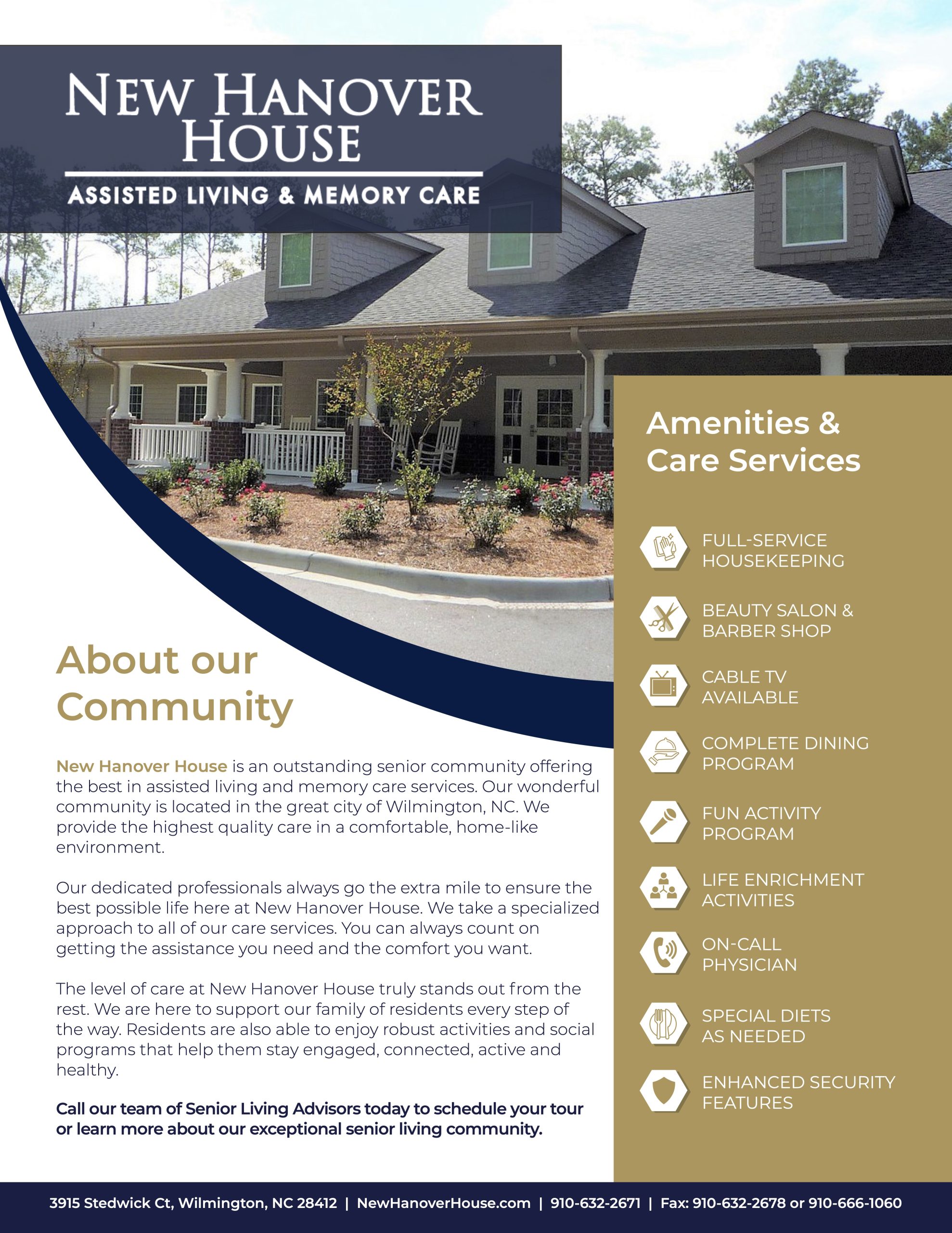New Hanover House- About our Services